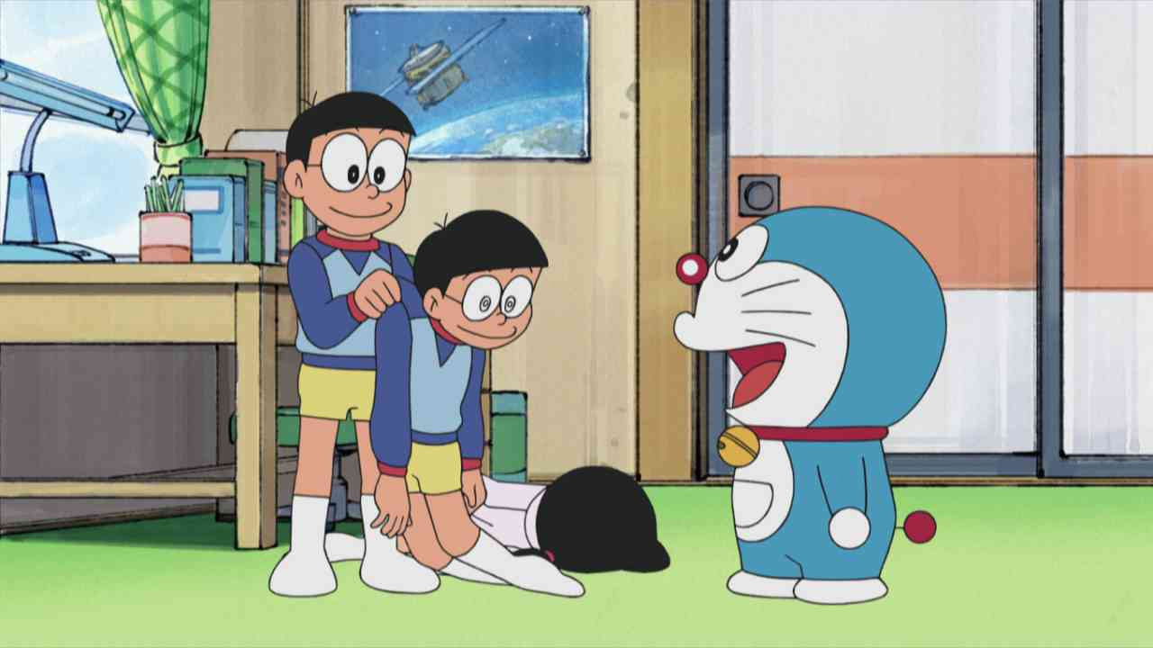 Nobita se convierte en Shizuka