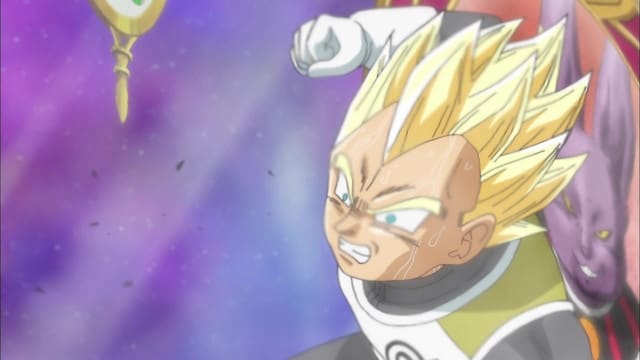 Un combate inesperadamente difícil. ¡La explosión de furia de Vegeta!