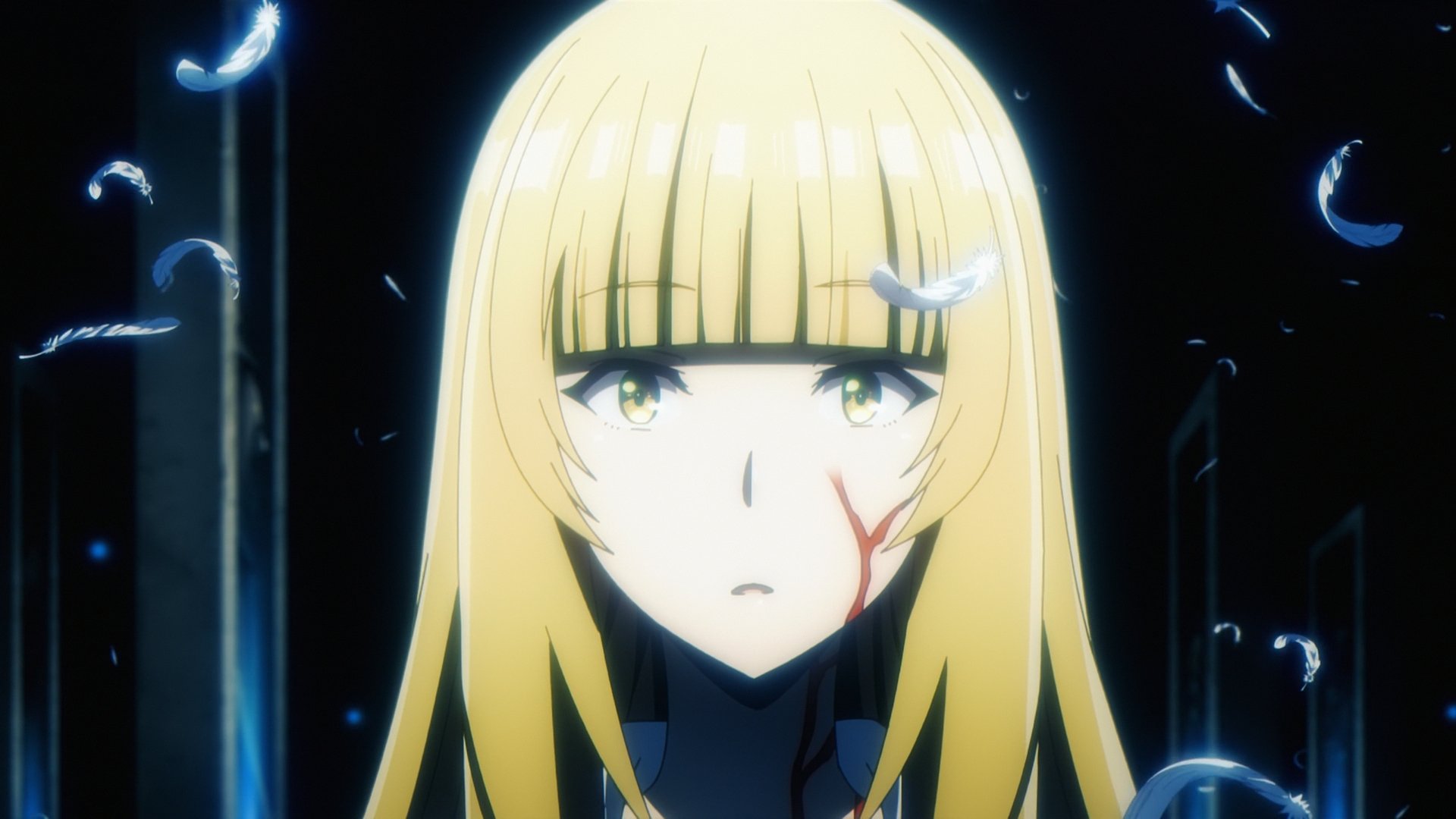 Luz de luna que atraviesa la oscuridad