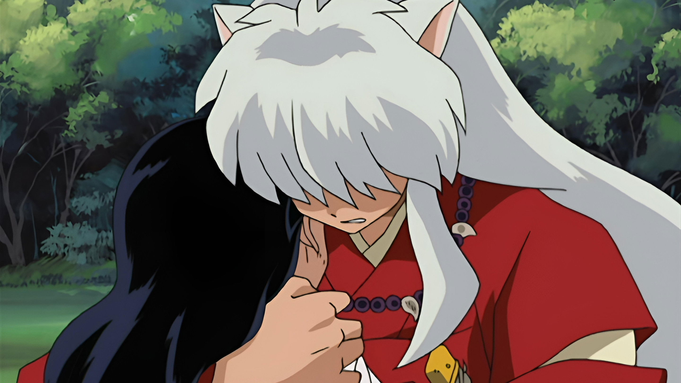 Inuyasha llora por primera vez