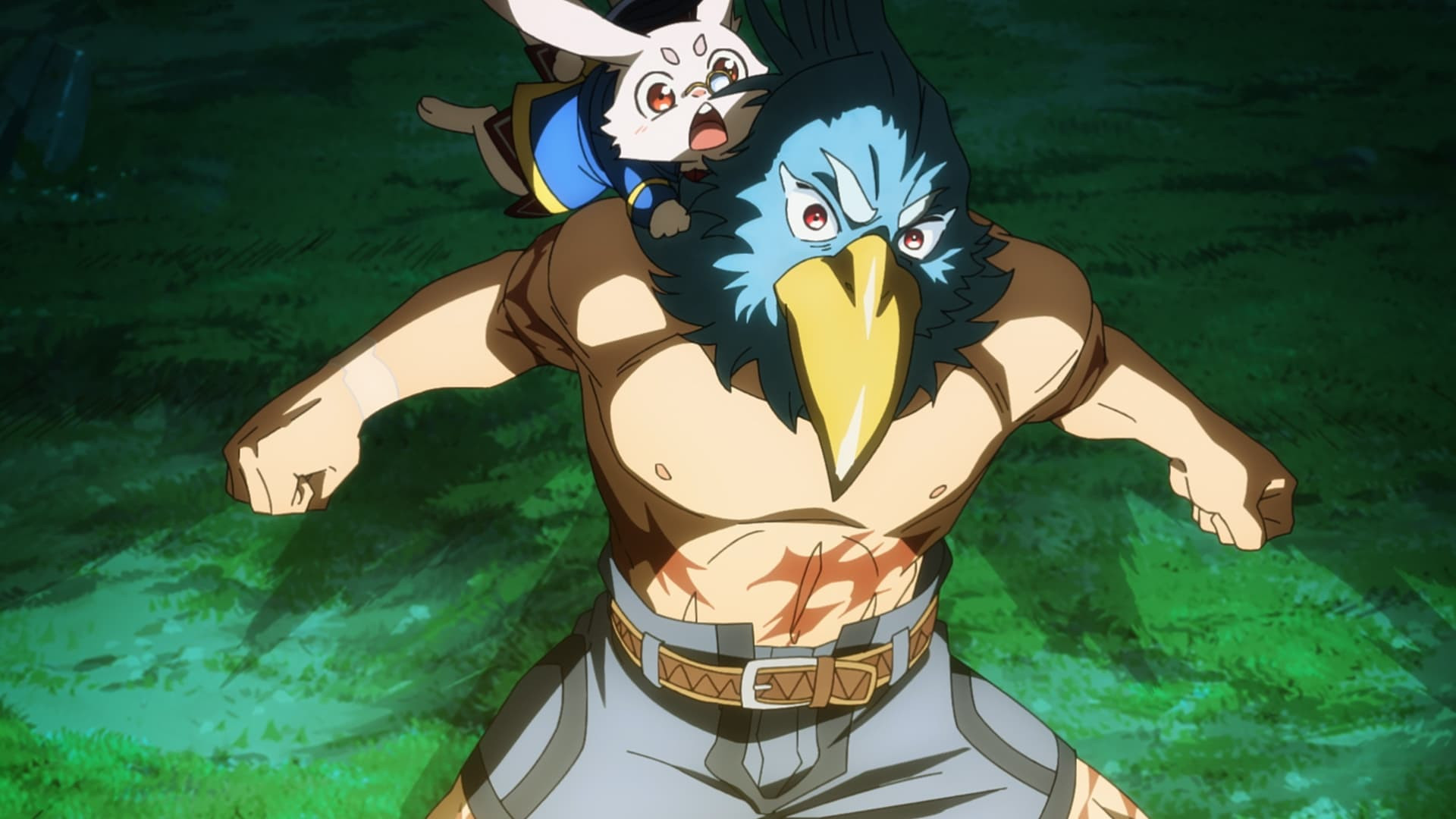 El pajarraco medio desnudo y sus valientes compañeros en el paraíso de los golems