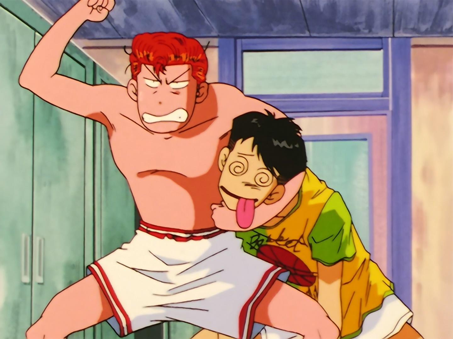 El jugador Hanamichi entra en el equipo de baloncesto