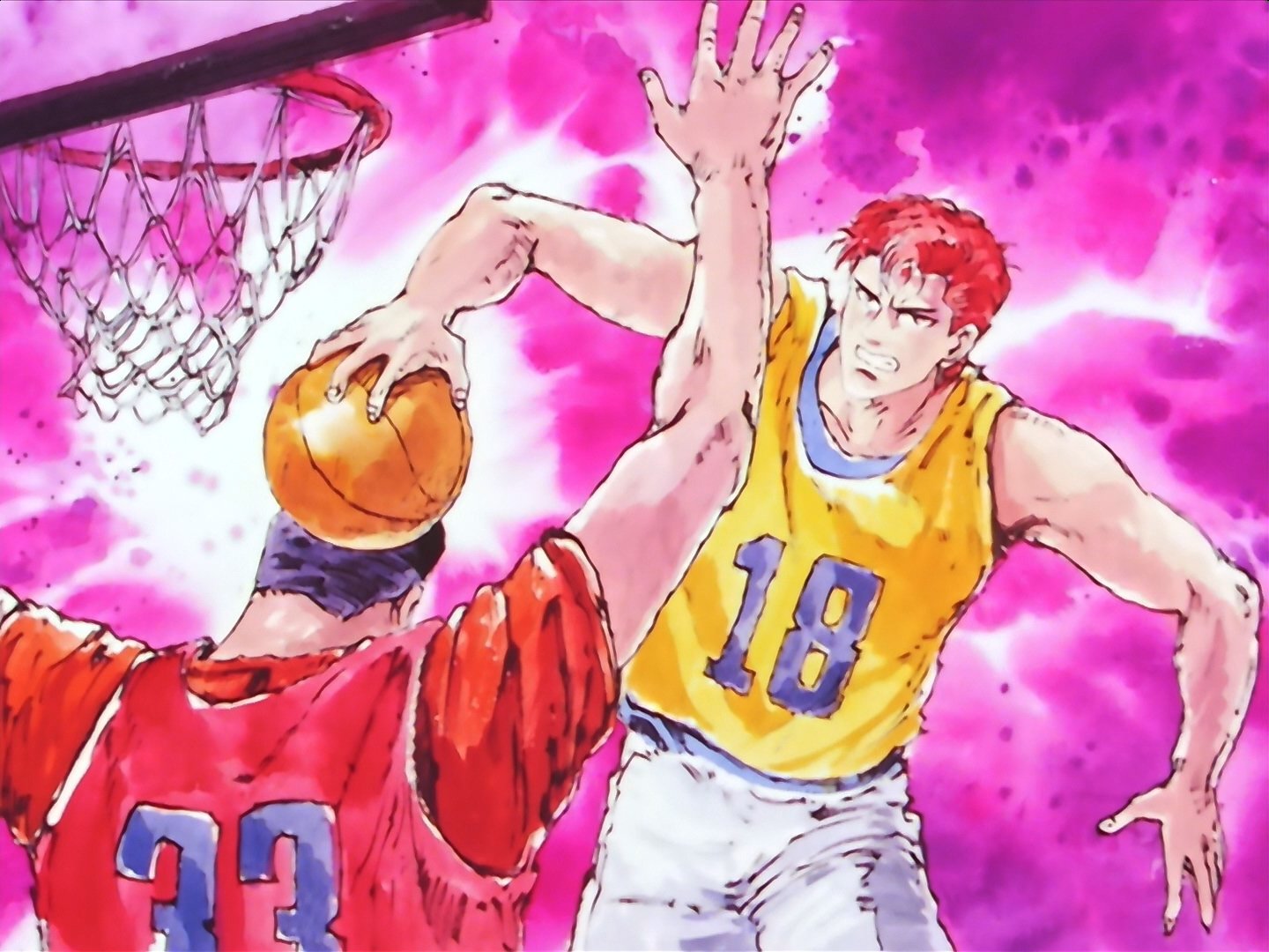 El debut de Hanamichi. Explosión de slam dunks